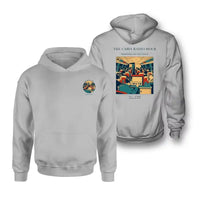 Thumbnail for VINTAGE G4229 - The Cabin Radio Hour - Double-Side Hoodie design on lightgray double side