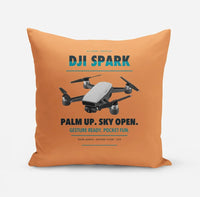 Thumbnail for DJI Spark design on orange pillow