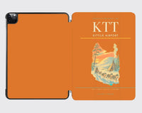 Thumbnail for Kittilä Airport (KTT) design on orange ipad tablet case