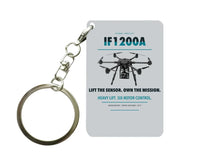 Thumbnail for Inspired Flight IF1200A Key Chain design on light gray key chain