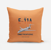 Thumbnail for E-11A BACN design on orange pillow
