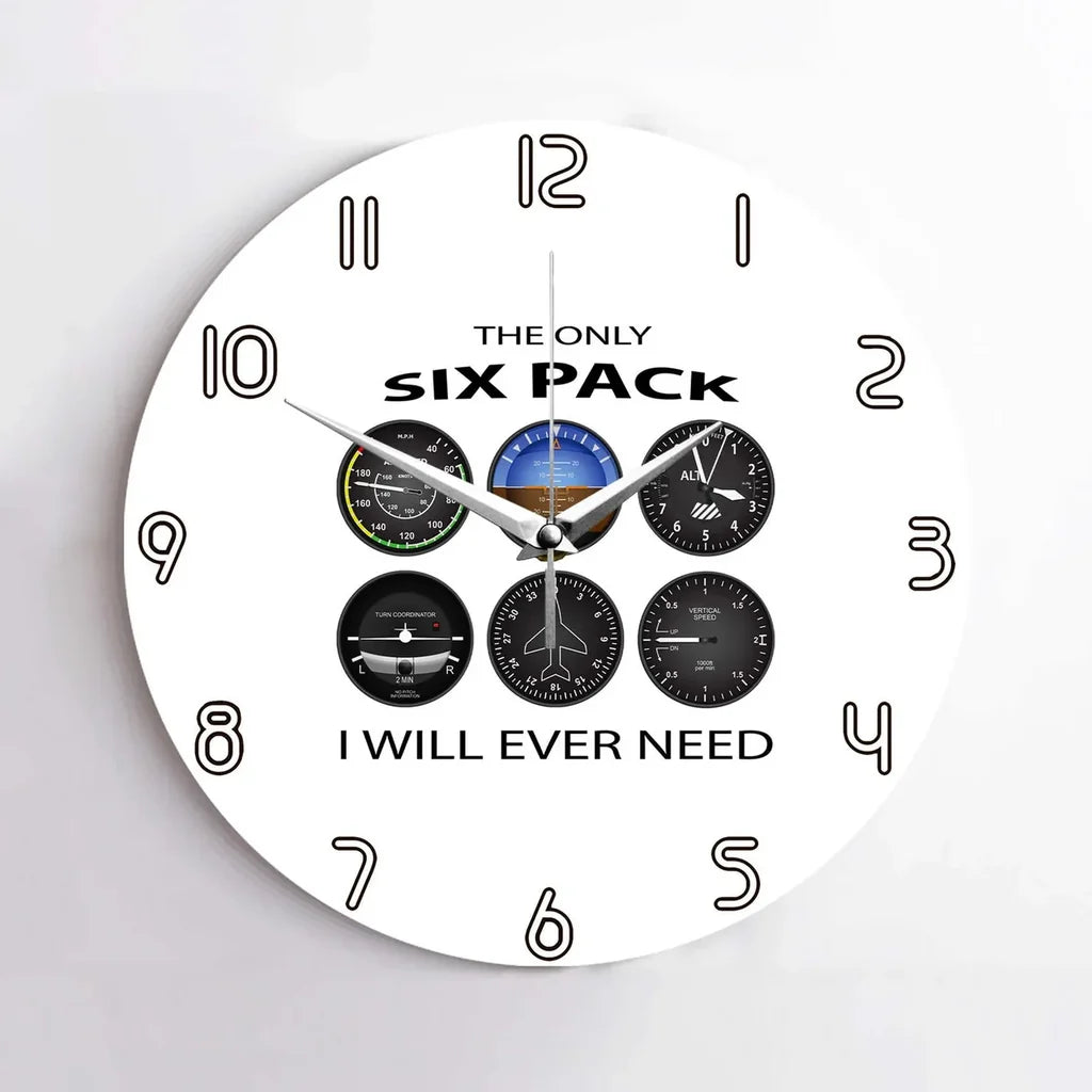 Only Six Pack I Will Wall Clock - view 10