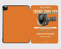 Thumbnail for TRENT 1000 TEN design on orange ipad tablet case