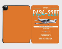 Thumbnail for Piper PA-34-220T Seneca V design on orange ipad tablet case