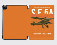 Thumbnail for Royal Aircraft Factory S.E.5a design on orange ipad tablet case