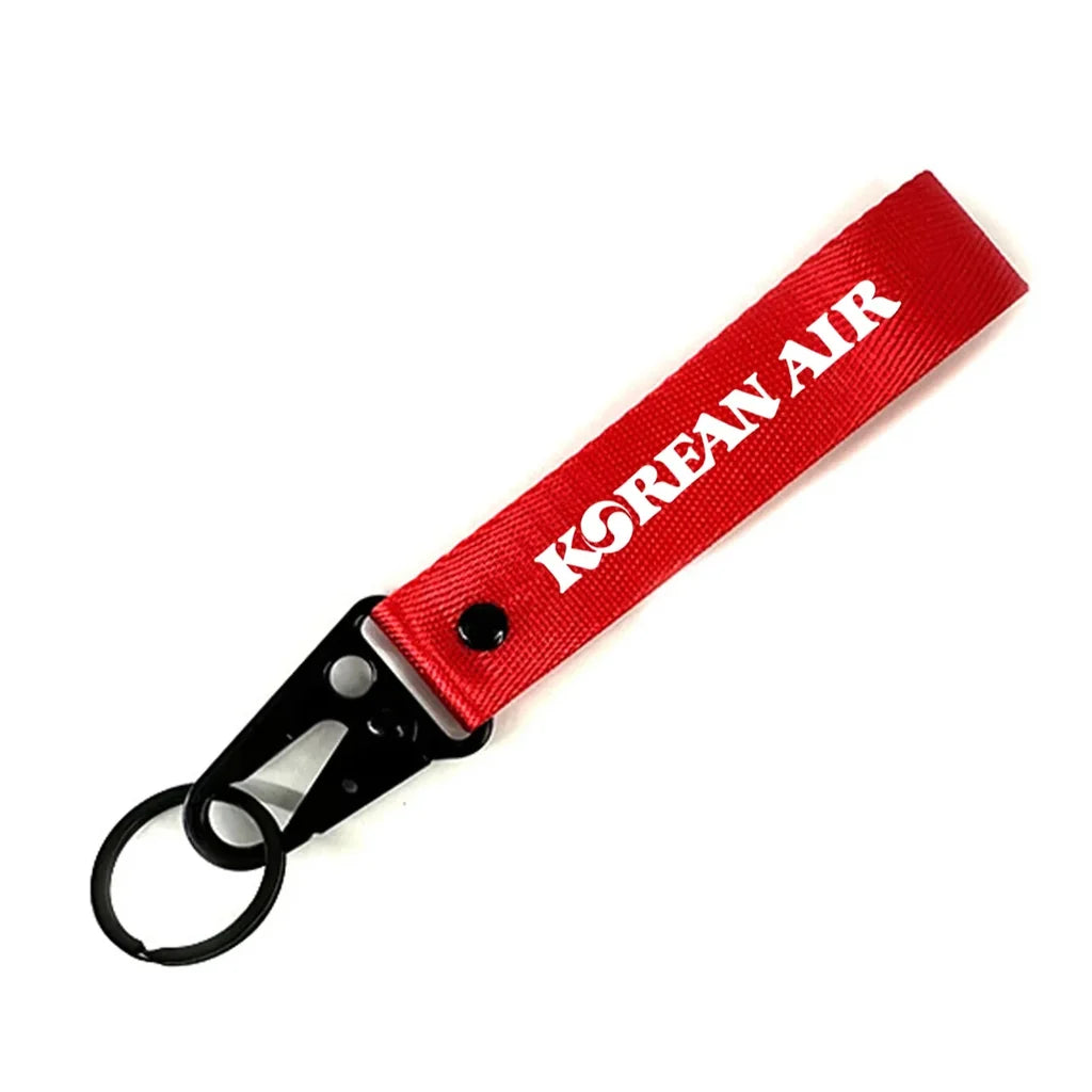 Korean Airlines Hawk-shaped key chain, Red+NO NAME