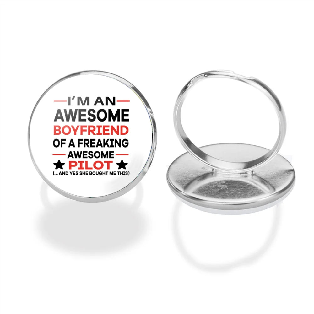 I am an Awesome Boyfriend Ring - view 10