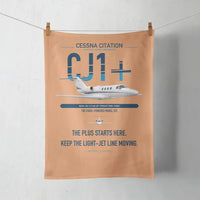 Thumbnail for Cessna Citation CJ1+ design on orange towel