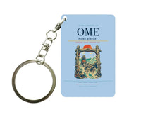 Thumbnail for Nome Airport (OME) design on light blue key chain