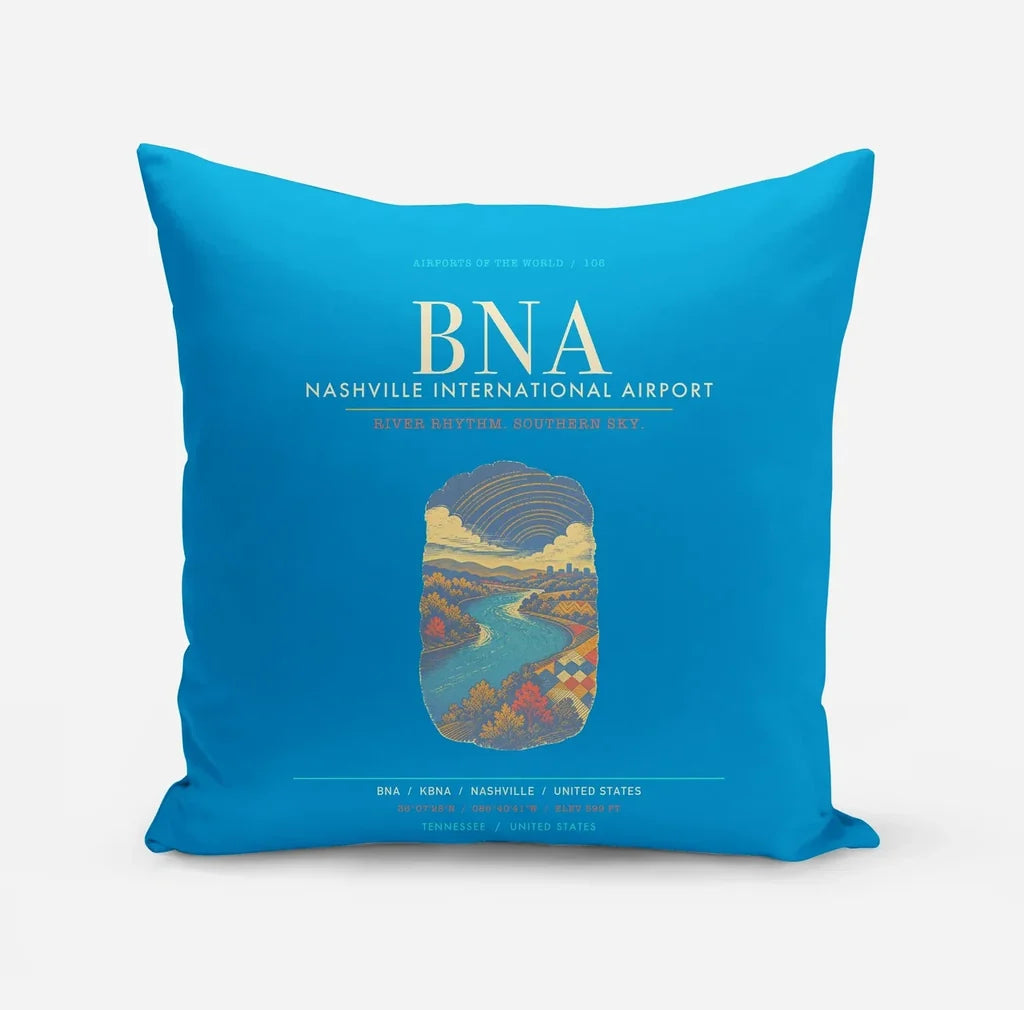 Nashville International Airport BNA - Turquoise