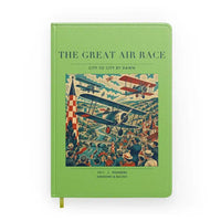 Thumbnail for VINTAGE G4003 - The Great Air Race - Designed Notebooks design on lightgreen