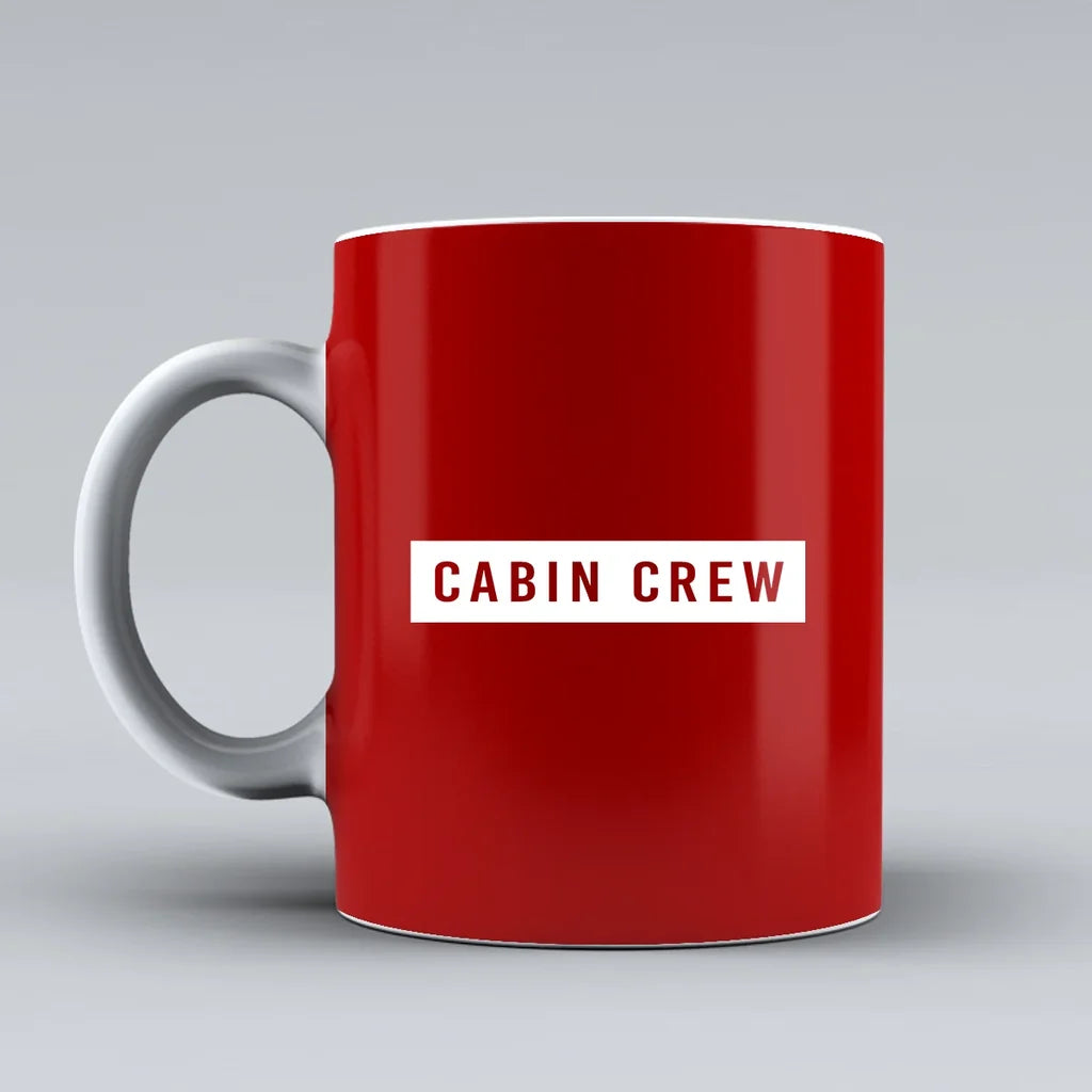 Customisable Cabin Crew Text Mug - view 10