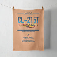 Thumbnail for Canadair CL-215T design on orange towel