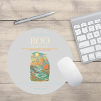 Thumbnail for Bod Airport BOO Mouse-Pad Round - Light Gray
