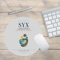 Thumbnail for Sanya Phoenix International Airport (SYX) design on light gray round mouse pad