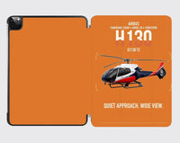 Thumbnail for Airbus H130 design on orange ipad tablet case
