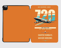 Thumbnail for Boeing 720B design on orange ipad tablet case