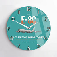 Thumbnail for E-8C Joint STARS design on turquoise no frame wall clock