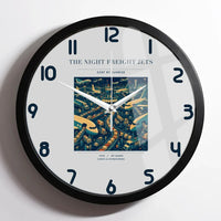 Thumbnail for VINTAGE G4133 - The Night Freight Jets - Designed Wall Clocks design on lightgray framed