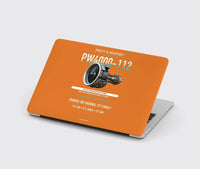 Thumbnail for PW4000-112 design on orange MacBook case