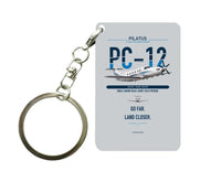 Thumbnail for PC-12 PRO Key Chain design on light gray key chain