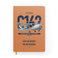 Thumbnail for Cessna 162 Skycatcher design on orange notebook