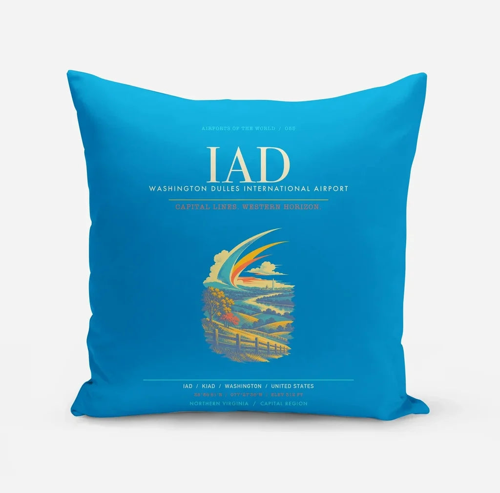 Washington Dulles International Airport IAD - Turquoise