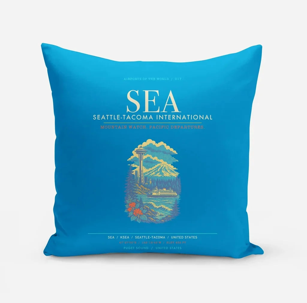 Seattle-Tacoma International Airport SEA - Turquoise
