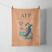 Thumbnail for Aeroparque Jorge Newbery (AEP) design on orange towel