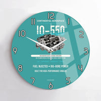 Thumbnail for IO-550 design on turquoise no frame wall clock