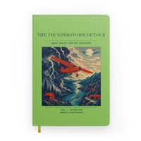 Thumbnail for VINTAGE G4148 - The Thunderstorm Detour - Designed Notebooks design on lightgreen