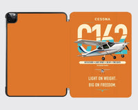 Thumbnail for Cessna 162 Skycatcher design on orange ipad tablet case