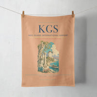 Thumbnail for Kos Island International Airport (KGS) design on orange towel