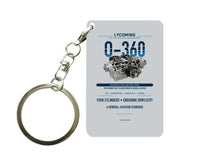 Thumbnail for O-360 Key Chain design on light gray key chain