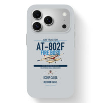 Thumbnail for Air Tractor AT-802F Fire Boss design on light gray magsafe iphone case, for iPhone 17 Pro