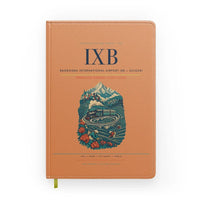 Thumbnail for Bagdogra International Airport (IXB) design on orange notebook