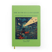 Thumbnail for VINTAGE G4425 - The Runway's Last Light - Designed Notebooks design on lightgreen