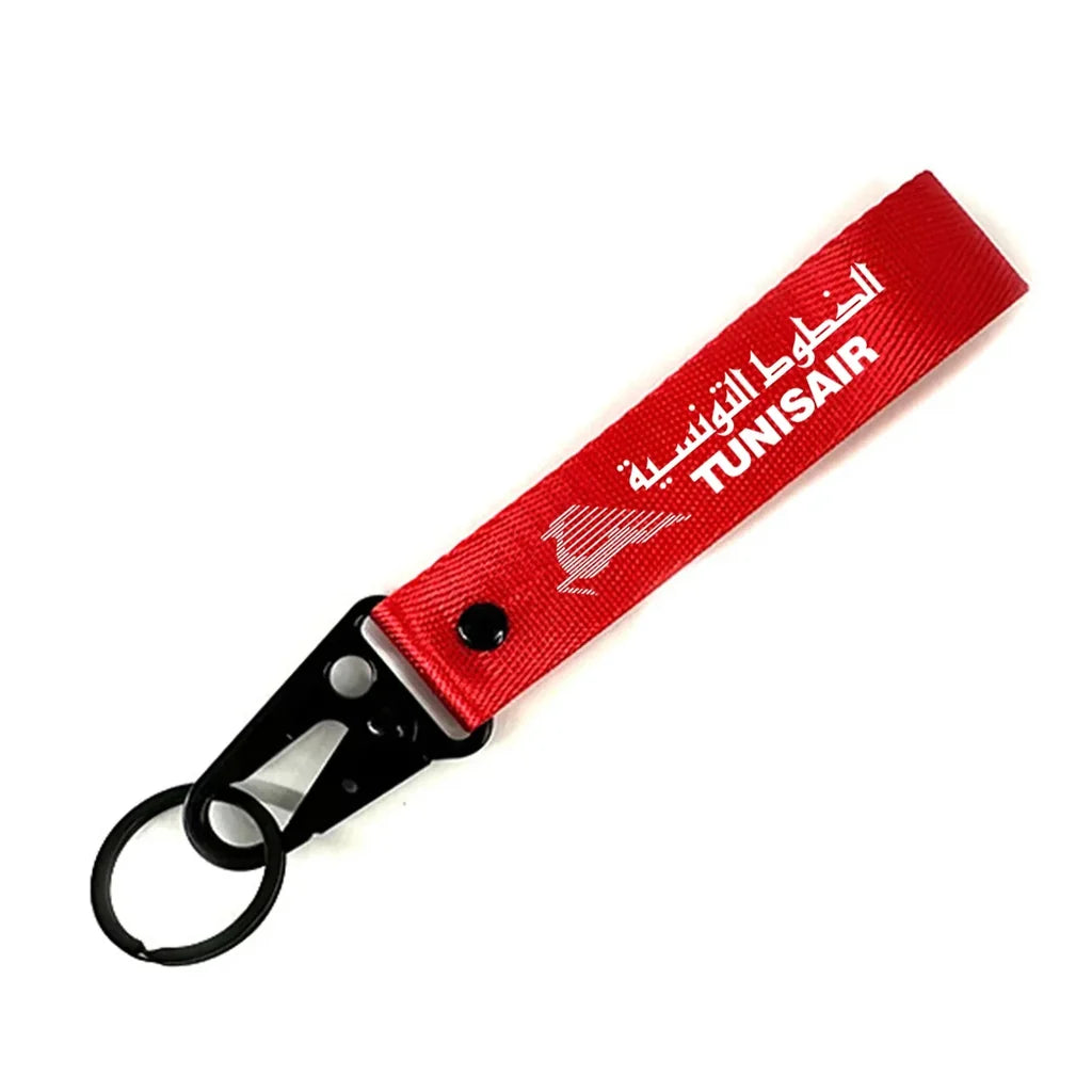 Tunisair Hawk-shaped key chain, Red+NO NAME