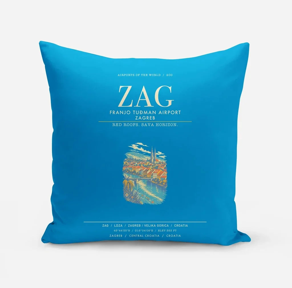 Franjo Tuman Airport Zagreb ZAG - Turquoise