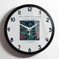 Thumbnail for VINTAGE G4187 - The Lantern Anchorage - Designed Wall Clocks design on lightgray framed