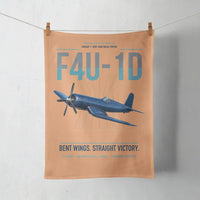 Thumbnail for F4U-1D Corsair design on orange towel
