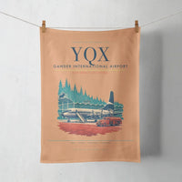 Thumbnail for Gander International Airport (YQX) design on orange towel