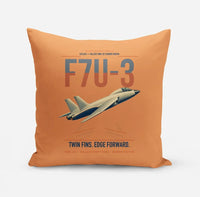 Thumbnail for F7U-3 Cutlass design on orange pillow