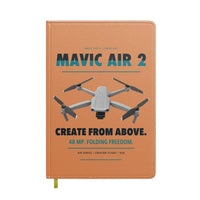 Thumbnail for DJI Mavic Air 2 design on orange notebook