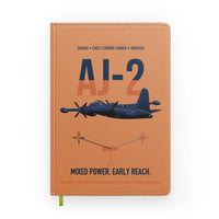 Thumbnail for AJ-2 Savage Tanker design on orange notebook