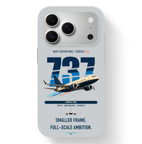 Thumbnail for Boeing 737 MAX 7 design on light gray magsafe iphone case