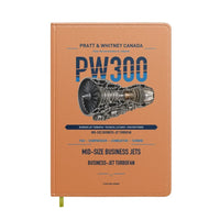 Thumbnail for PW300 design on orange notebook