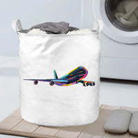 Thumbnail for Multicolor Airplane Laundry Basket - view 10