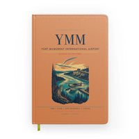 Thumbnail for Fort McMurray International Airport (YMM) design on orange notebook