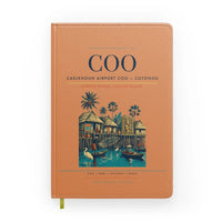 Thumbnail for Cadjehoun Airport (COO) design on orange notebook